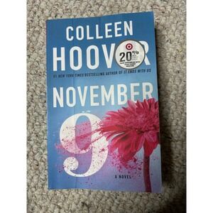 November 9 Colleen Hoover Paperback Romance Novel 9781501110344 Atria Books